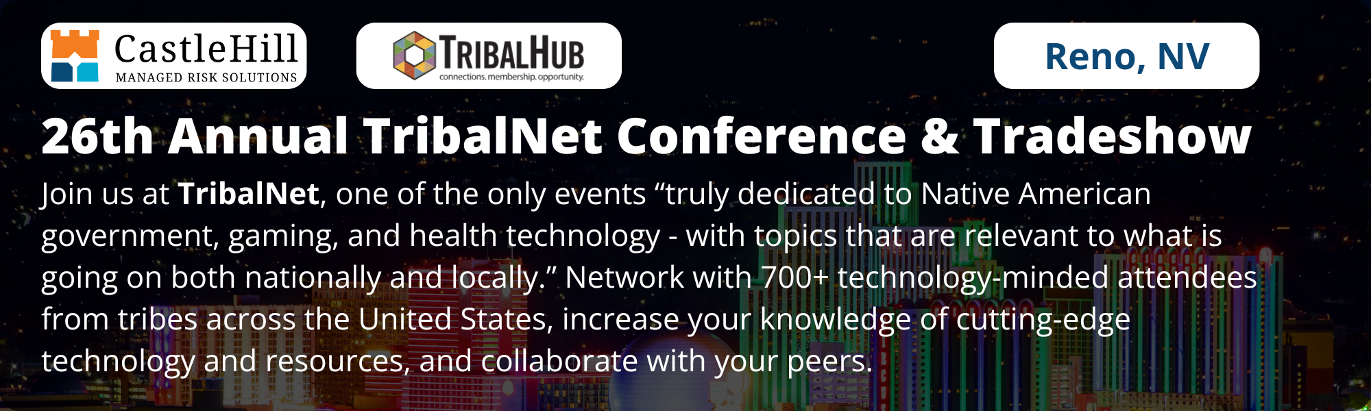 TribalHub 26th Annual TribalNet – Website Banner